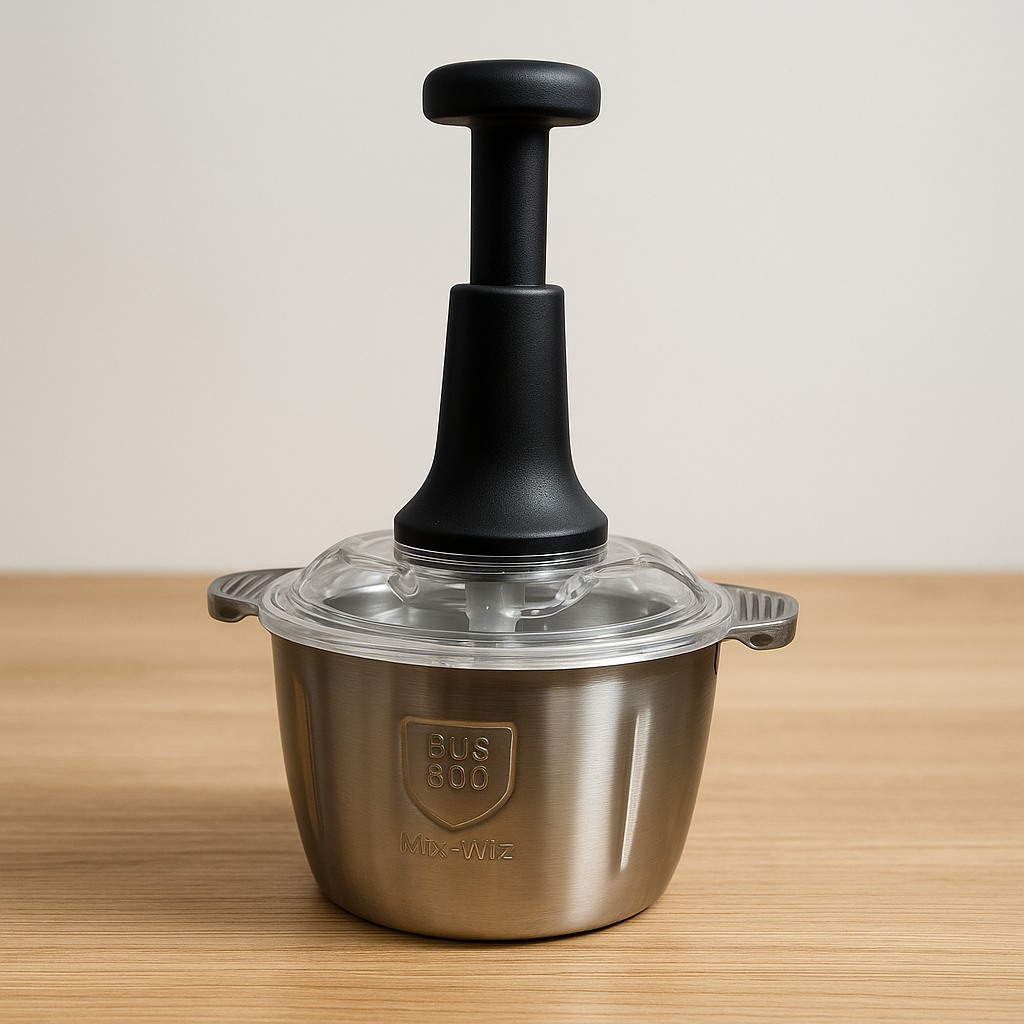 Stainless Steel Push Chopper 2L Manual Food Chopper