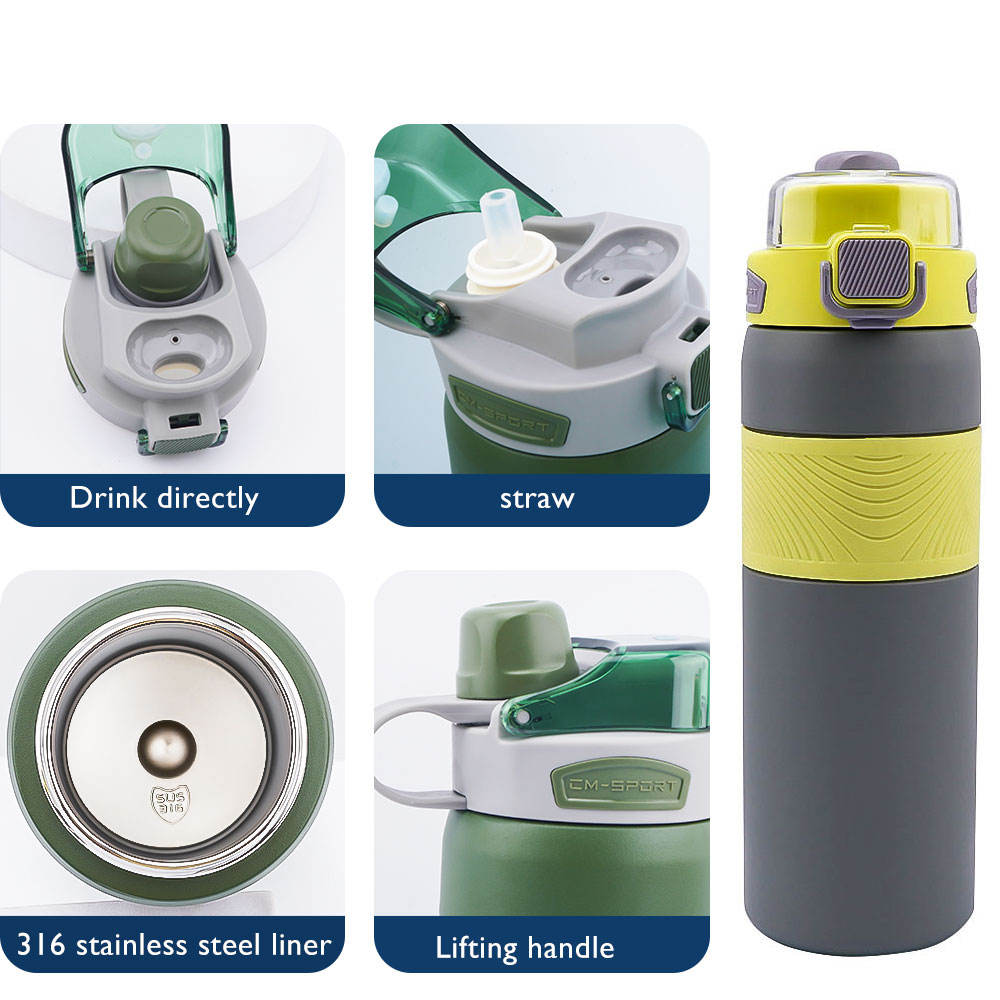 🏷️ Vilora Premium Leak-Proof Decant Water Bottle – Flip Lock Hydration Bottle