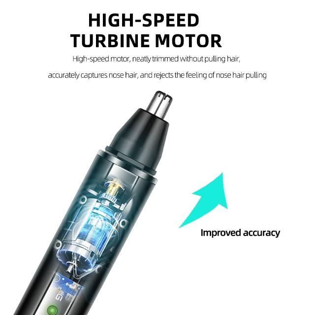DALING DL-7200 Professional 2-in-1 Grooming Kit | USB Rechargeable Trimmer & Nose Hair Trimmer