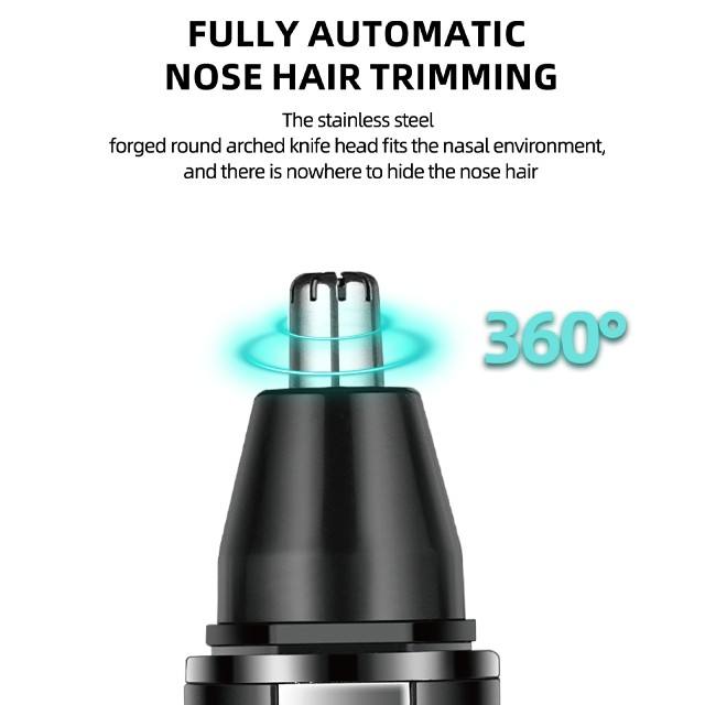 DALING DL-7200 Professional 2-in-1 Grooming Kit | USB Rechargeable Trimmer & Nose Hair Trimmer
