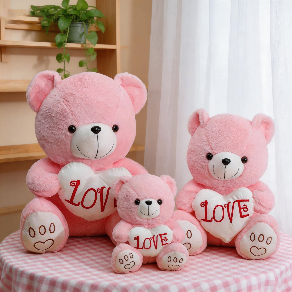 🧸 Premium Wishable Teddy Bear with LOVE – Soft Plush Gift