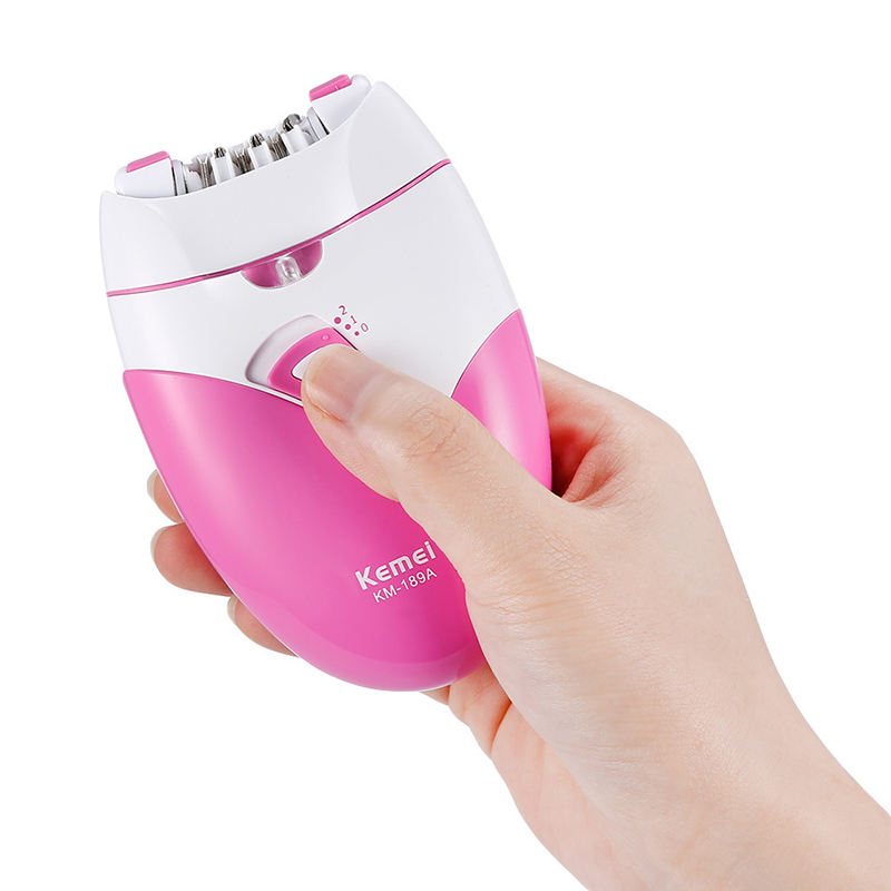 💖 Kemei KM-189A Rechargeable Ladies Epilator – Smooth Hair Removal System