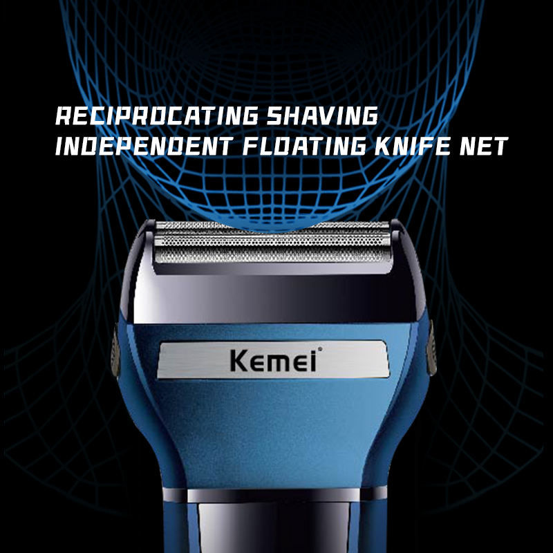 ✨ Kemei KM-6541 3-in-1 Rechargeable Grooming Kit | Hair Clipper, Shaver & Nose Trimmer