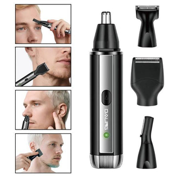 DALING DL-7200 Professional 2-in-1 Grooming Kit | USB Rechargeable Trimmer & Nose Hair Trimmer