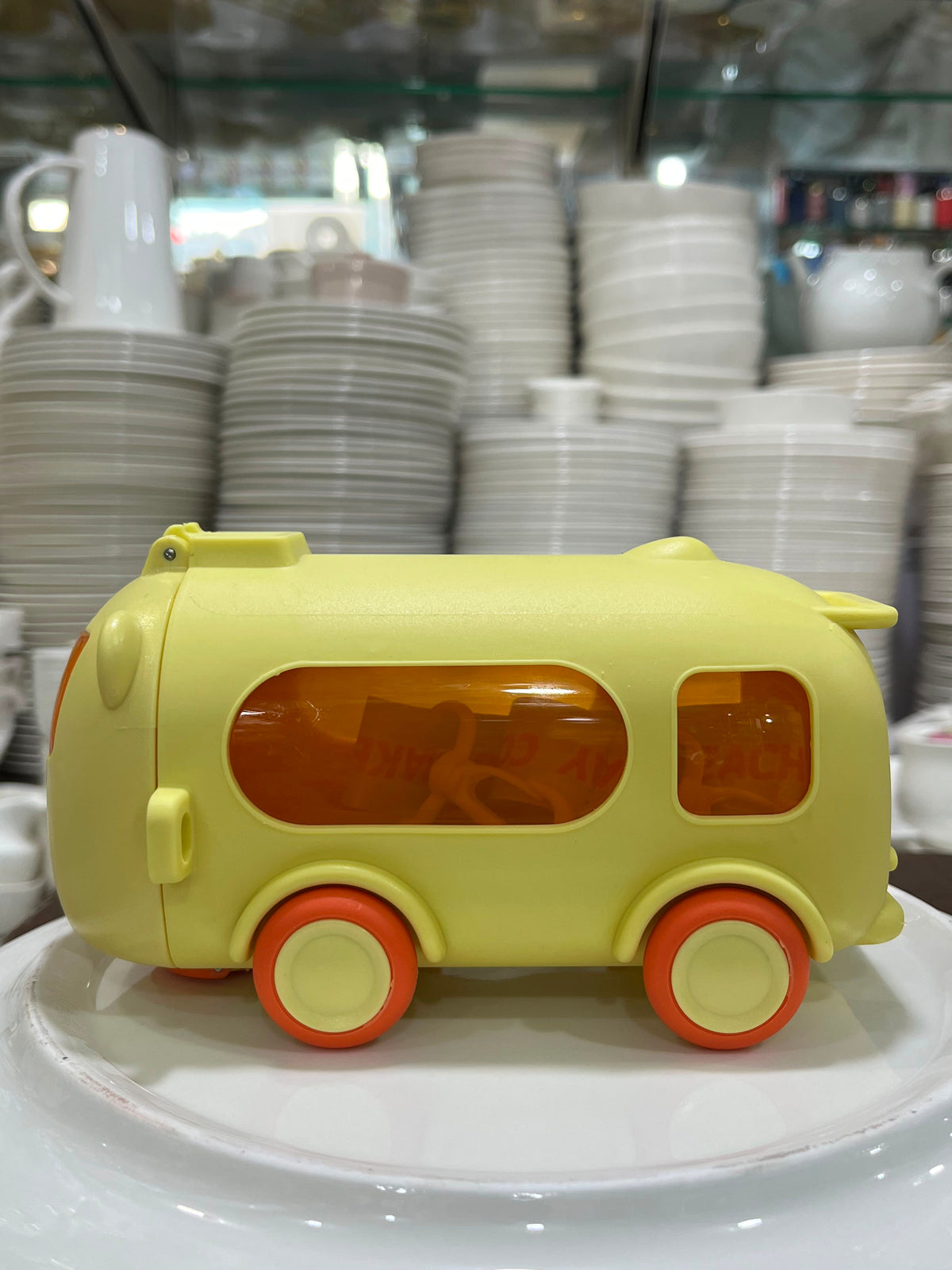 🚌✨ Cute Bus Shape Water Bottle for Kids – 500ml ✨🚌