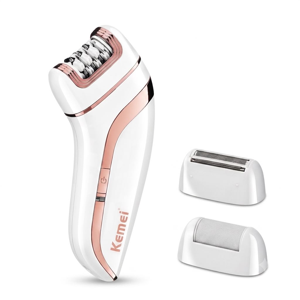 Kemei Lady's Grooming Kit KM-519A | USB Rechargeable Epilator & Lady Shaver