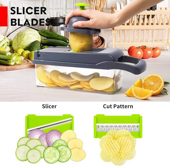 16 in 1 - Multifunctional  vegetable cutter & slicer