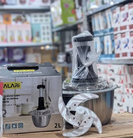 Stainless Steel Push Chopper 2L Manual Food Chopper